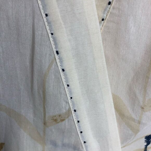 BCBGMAXAZRIA Cotton and Silk Wrap, Vintage Inspired Top Size S - Picture 5 of 16